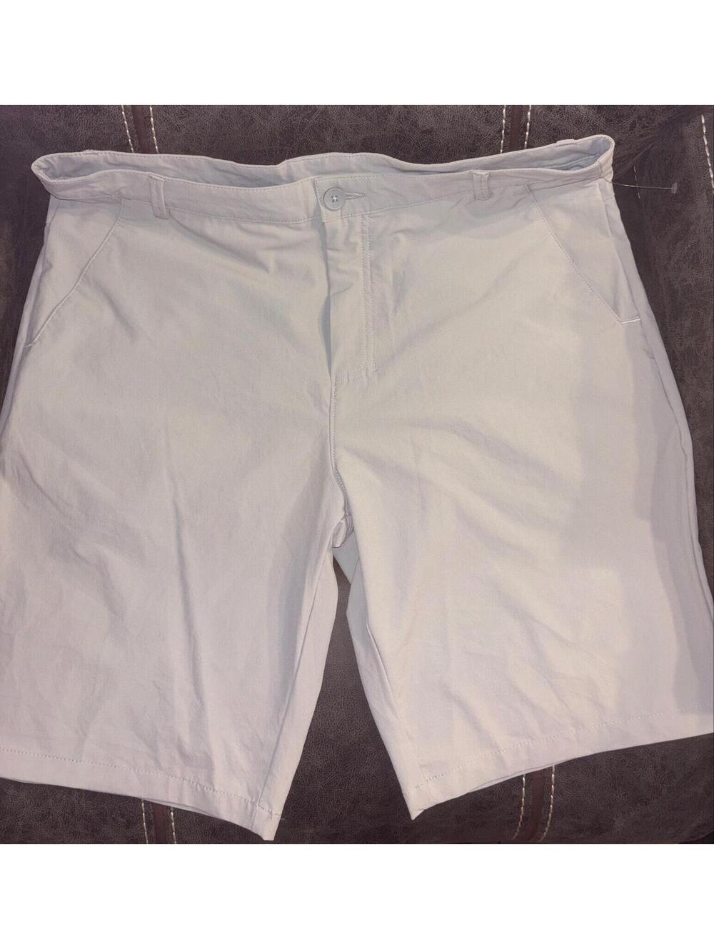 Oakley Men’s Golf Shorts Gray Regular Fit Performance Stretch Size 36